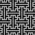 Silver oriental swastika pattern