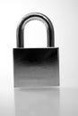 Silver padlock Royalty Free Stock Photo