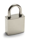 Silver Padlock Royalty Free Stock Photo