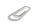 Silver paper clip