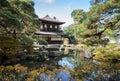 Ginkakuji temple with autumn colors in kyoto, Japan Royalty Free Stock Photo