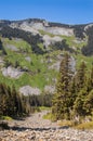 Silver Peak mountain along the Lake Annette hiking trail near North Bend, Washington, USA Royalty Free Stock Photo