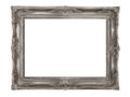 Silver picture frame Royalty Free Stock Photo