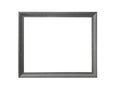 Silver picture frames. on white background Royalty Free Stock Photo