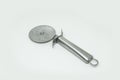 Silver pizza cutter