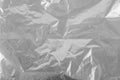 Silver plastic foil background. Abstract background of silver color from paper Royalty Free Stock Photo