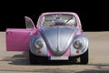 Silver Plated and Pink Beetle