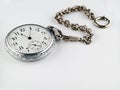 Silver Pocket Watch Royalty Free Stock Photo