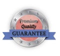 Premium quality guarantee button Royalty Free Stock Photo