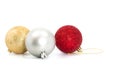 Free Stock Photo 3625-red and gold christmas balls - freeimageslive