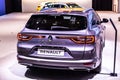 Silver Renault Talisman Grandtour at Brussels Motor Show, combi station wagon produced by Renault