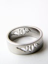 SILVER RING with snake Royalty Free Stock Photo
