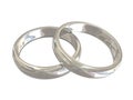 Silver rings Royalty Free Stock Photo
