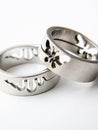 SILVER RINGS Royalty Free Stock Photo