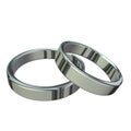 Silver rings Royalty Free Stock Photo