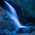 Silver Run falls waterfall near Cashiers NC Royalty Free Stock Photo