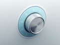 Silver safe dial. 3d rendering Royalty Free Stock Photo