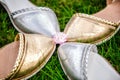 Silver sandals, women's Italian shoes