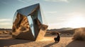 Sculptural Mirage: A Dreamlike Encounter In The Desert