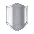 Silver shield Royalty Free Stock Photo
