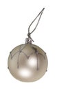 Silver shiny christmass ball
