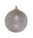 Silver shiny christmass ball