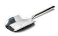 A silver shovel with a black handle Royalty Free Stock Photo