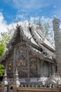 Silver shrine in Wat Srisuphan Royalty Free Stock Photo