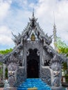 Silver shrine in Wat Srisuphan Royalty Free Stock Photo