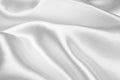 Silver silk texture luxurious satin for abstract background. beautiful white fabric Royalty Free Stock Photo