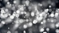 Silver Sparkling Lights Festive background with texture. Abstract Christmas twinkled bright bokeh defocused Royalty Free Stock Photo
