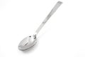 silver spoon isolated on white Royalty Free Stock Photo