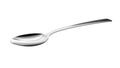 Silver spoon isolated on white background. Royalty Free Stock Photo