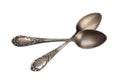 Silver spoons Royalty Free Stock Photo