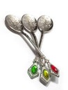 Silver spoons Royalty Free Stock Photo
