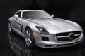 Silver Sports Car