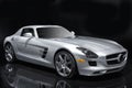 Silver Sports Car