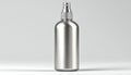 Silver Spray Bottle Template For Custom Labeling, Blank And Ready For Personalization, Ideal For Diy Projects, Crafts, Cleaning Royalty Free Stock Photo