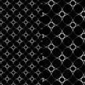 Silver stars pattern. silver beaded stars over black background. arabesque design