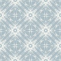 Silver stars on snowy blue, vector pattern Royalty Free Stock Photo