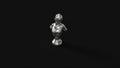 Silver boxing ringSilver Statue Bust