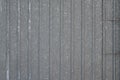 Silver steel background pattern texture of metal banner gray corrugated zinc sheet grey vintage door Royalty Free Stock Photo