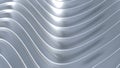 Silver striped pattern background, 3d lines design, abstract minimal metallic background