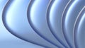 Silver striped pattern background, 3d lines design, wavy metallic background for business presentation