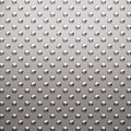 Silver studded metal plate Royalty Free Stock Photo