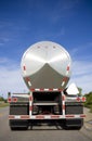 Silver Tanker Royalty Free Stock Photo