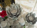 Silver thai lotus