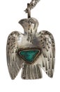 Silver Thunderbird Pendant Royalty Free Stock Photo