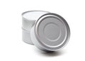 Small Silver Cans Royalty Free Stock Photo