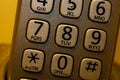 Silver tone cordless phone Royalty Free Stock Photo